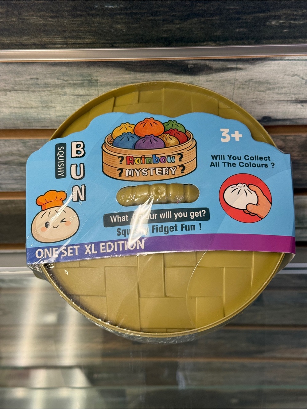 Rainbow Mystery Squishy Bun XL  - Fidget Bun